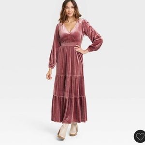 Knox Rose velvet dress